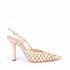 Casadei sandalo chanel Versilia Slingback Flore spiaggia rosa