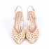 Casadei sandalo chanel Versilia Slingback Flore spiaggia rosa