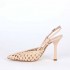 Casadei sandalo chanel Versilia Slingback Flore spiaggia rosa