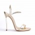 Casadei sandal Blade V Celebrity Flash goldust + vinyl