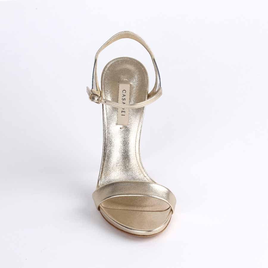 Casadei sandalo Blade V Celebrity Flash goldust + vinil