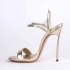 Casadei sandalo Blade V Celebrity Flash goldust + vinil