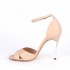 Casadei Blade criss cross sandals in powder pink