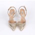 Ninalilou sandal chanel Love swarovski platinum
