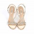 Ninalilou sandal Love strass mirror platinum