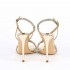 Ninalilou sandal Love strass mirror platinum