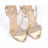 Ninalilou sandal Love strass mirror platinum
