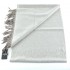 Sciarpa Fendi zucca signature jacquard bianco tortora