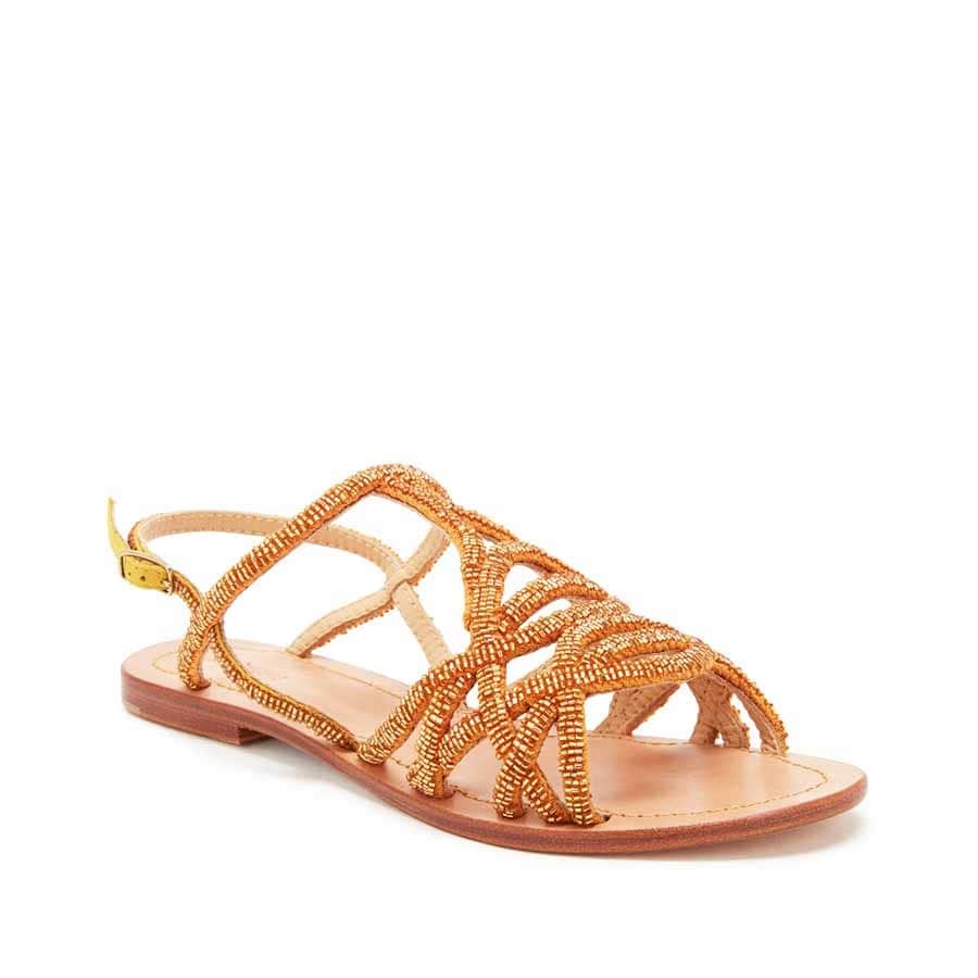 Maliparmi sandalo donna Capri Cuts & Beadslat oro