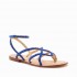 Maliparmi sandalo donna Capri colourfull Beads Blu oltremare