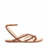 Maliparmi woman sandal Capri colourfull Beads Rust