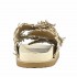 Coral Blue birkenstock slide double jewel band white