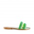 Rago collection sandalo flat Sorbetto doppia fascia verde menta