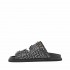 Coral Blue birkenstock slidedoppia fascia gioiello black