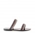 Rago collection flat sandal Sorbet carbon black
