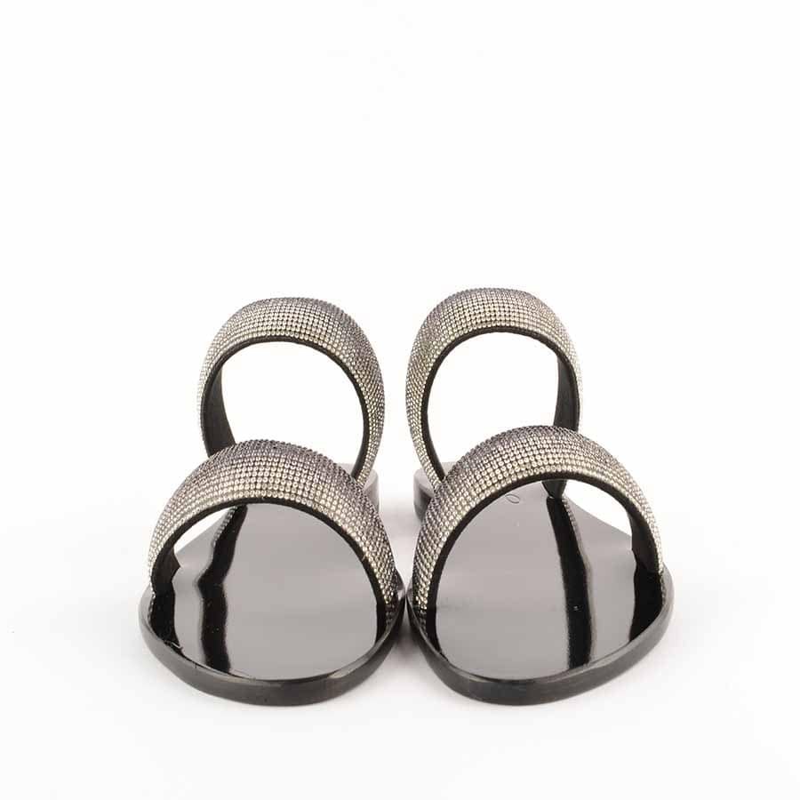 Rago collection flat sandal Sorbet carbon black