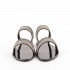 Rago collection flat sandal Sorbet carbon black