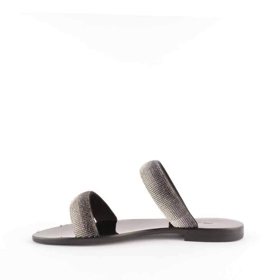 Rago collection flat sandal Sorbet carbon black
