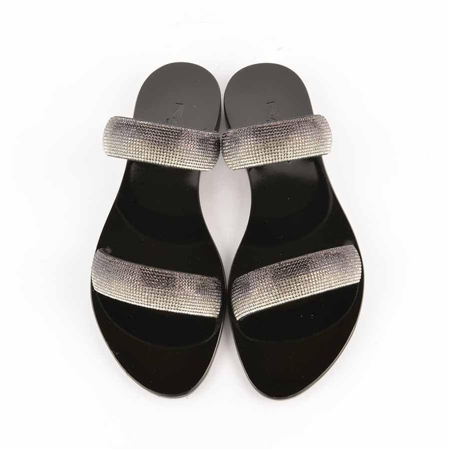 Rago collection flat sandal Sorbet carbon black