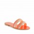 Rago collection flat sandal Sorbet double orange band