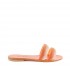 Rago collection flat sandal Sorbet double orange band