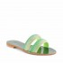 Rago collection sandalo flat Sorbetto doppia fascia verde menta