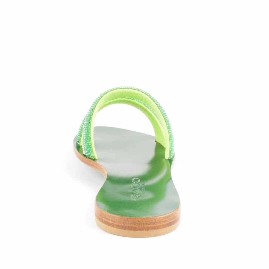 Rago collection sandalo flat Sorbetto doppia fascia verde menta