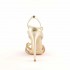 Rago collection sandalo nodo strass platino
