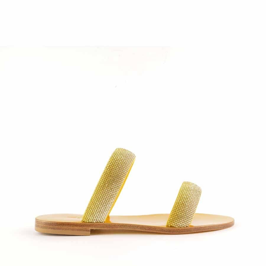 Rago collection sandalo flat Sorbetto frate giallo limone