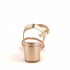 Rago collection sandalo treccia strass bronzo