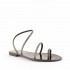 Rago collection sandalo flat Judo nero