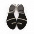Rago collection black Judo flat sandal