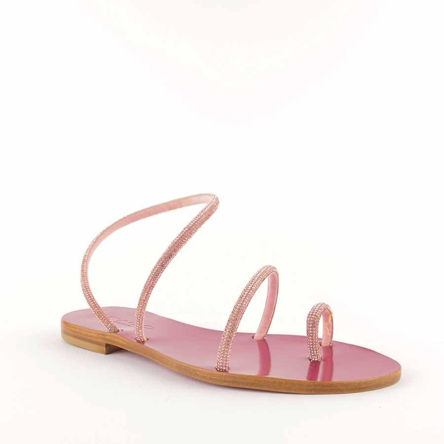 Rago collection fuchsia Judo flat sandal