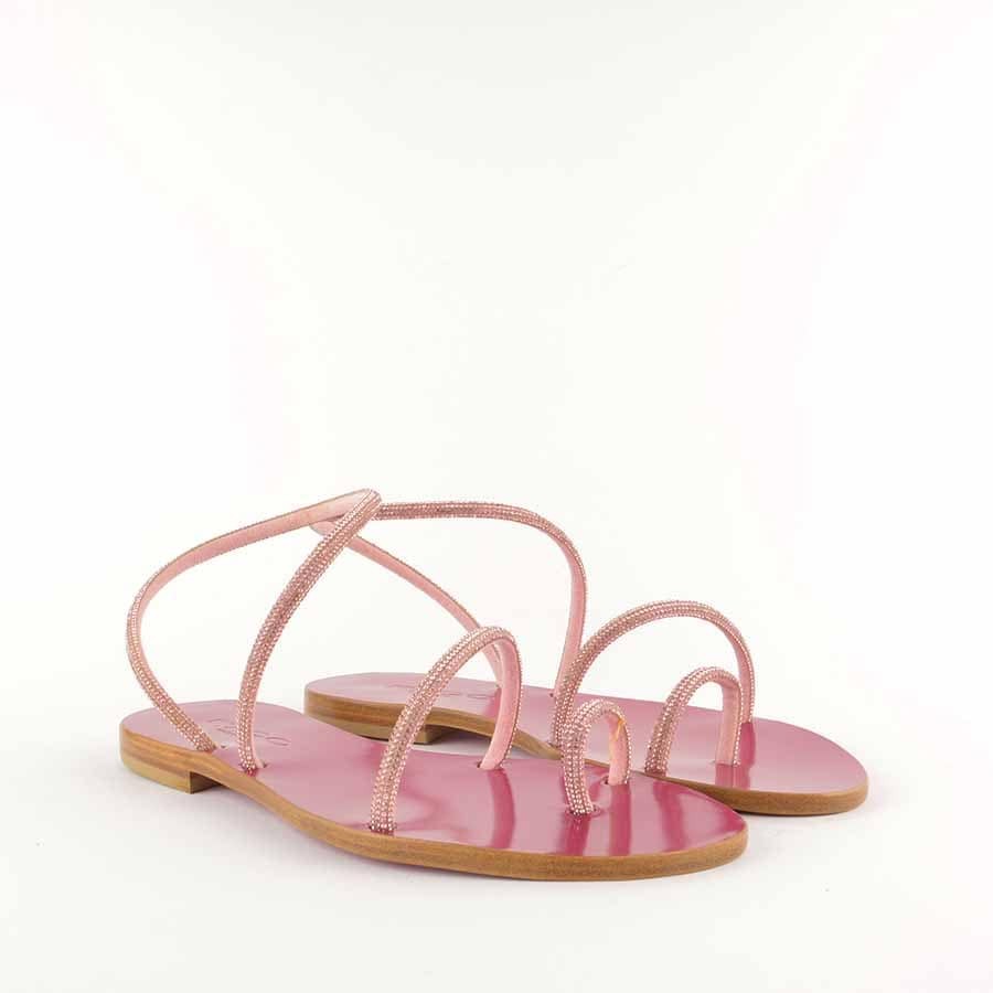Rago collection fuchsia Judo flat sandal