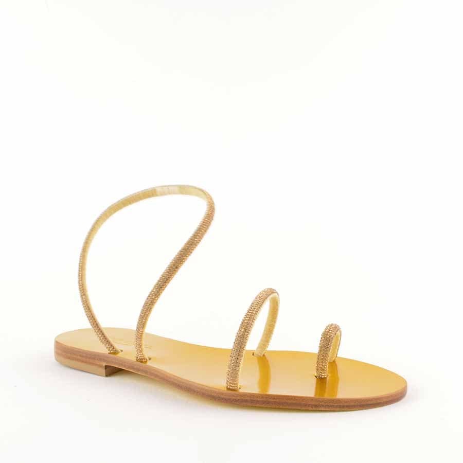 Rago collection sandalo flat Judo oro