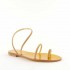 Rago collection gold Judo flat sandal