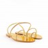 Rago collection gold Judo flat sandal