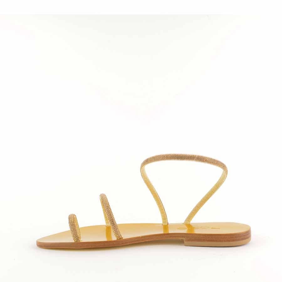 Rago collection sandalo flat Judo oro