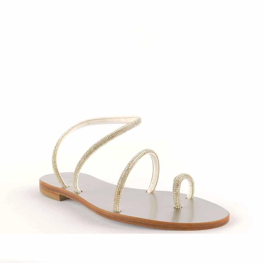 Rago collection silver Judo flat sandal