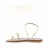 Rago collection sandalo flat Judo argento