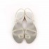 Rago collection sandalo flat Judo argento