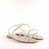 Rago collection silver Judo flat sandal