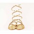 Rago collection Cleopatra flat rhinestone sandal in platinum