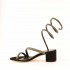 Rago collection Cleopatra black rhinestone sandal