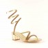 Rago collection sandalo Cleopatra strass platino
