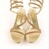 Rago collection sandalo Cleopatra strass platino
