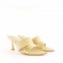 Giampaolo Viozzi sandalo mule marzapane oro