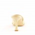 Giampaolo Viozzi sandalo mule marzapane oro