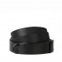 ORCIANI Nobuckle Bull Belt in Leather and Blue