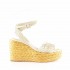 Paloma Barceló wedge sandal Espadrilles Masie white
